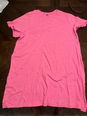 Old Navy Hot Pink Crew Neck Short Sleeve T-Shirt